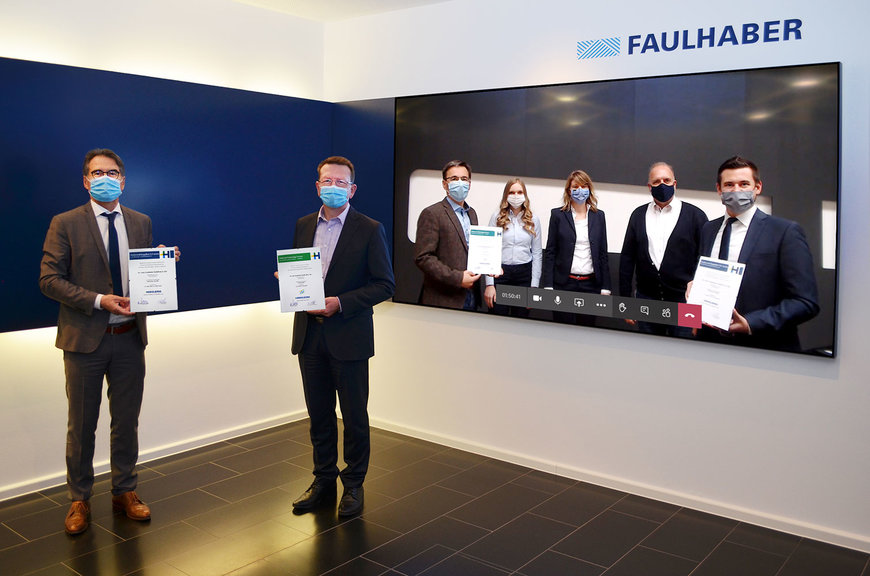 奖项：FAULHABER 是海德堡印刷机械股份公司的首个“最佳技术合伙人”